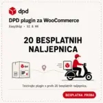 WooCommerce DPD plugin besplatno za 20 naljepnica